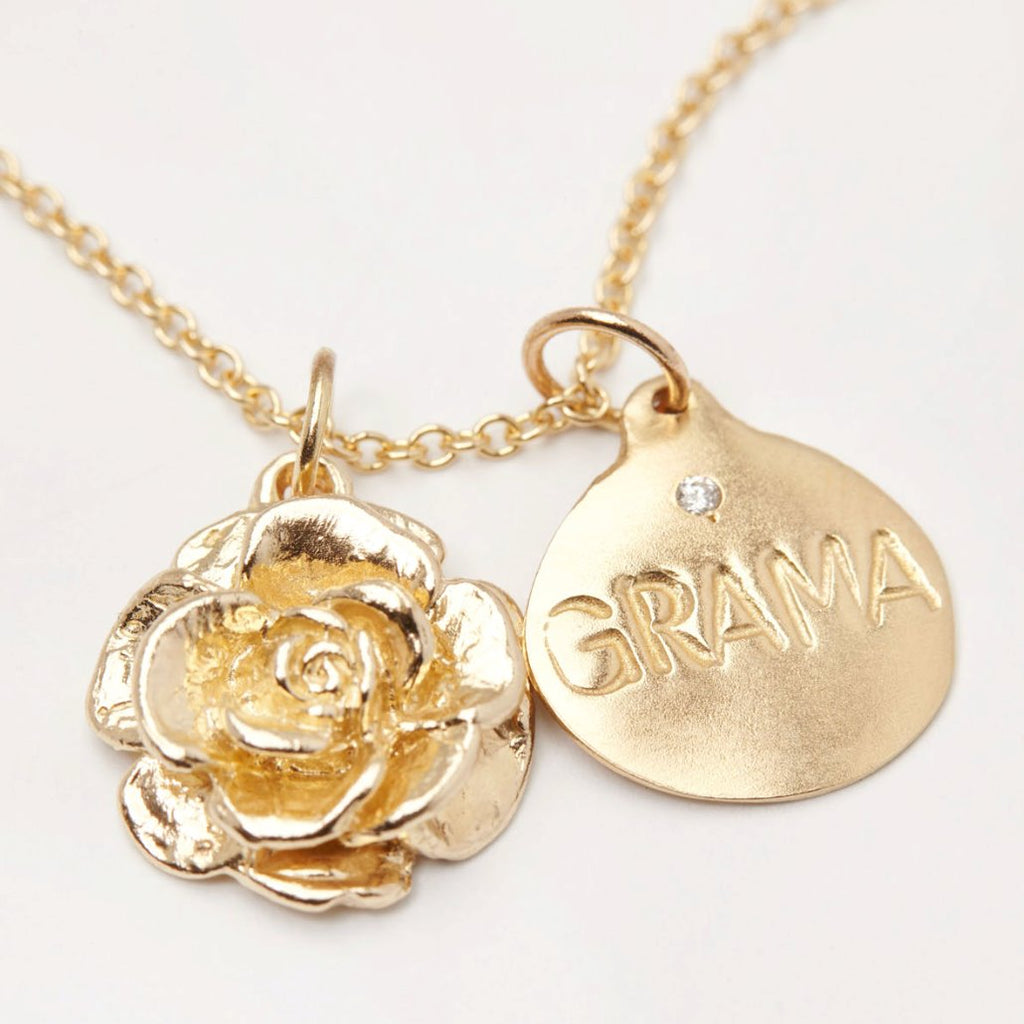 Helen Ficalora 14k Gold Grandma Charm for Necklaces & Bracelets