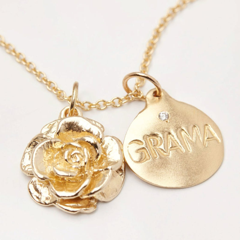 Helen Ficalora 14k Gold Grandma Charm for Necklaces & Bracelets