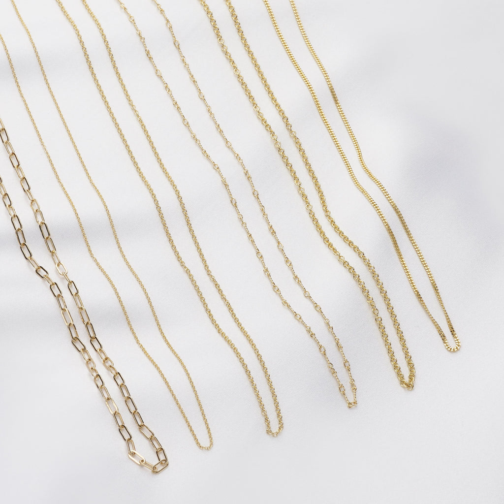 Helen Ficalora 14K Yellow Gold Fine Cable Necklace Chain