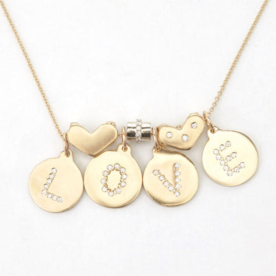 Heart Spacer Charm Jewelry Helen Ficalora 14k Yellow Gold