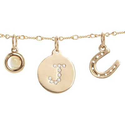 Helen Ficalora Gold Horseshoe Charm