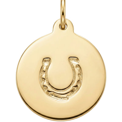 Horseshoe Disk Charm