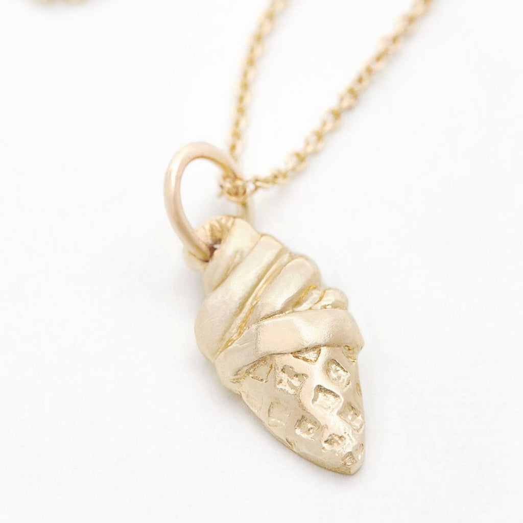 Ice Cream Swirl Mini Charm Jewelry Helen Ficalora 14k Yellow Gold For Necklaces And Bracelets