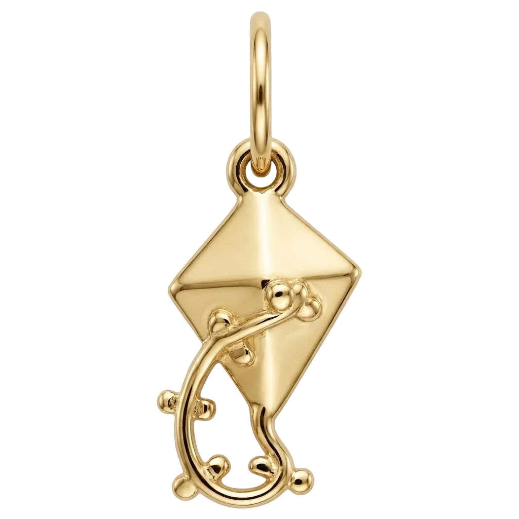 14k Gold Kite Charm