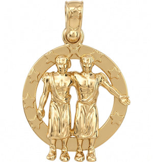 Large Gemini Zodiac Charm