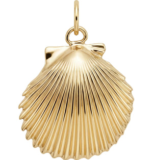 Large Scallop Shell Charm