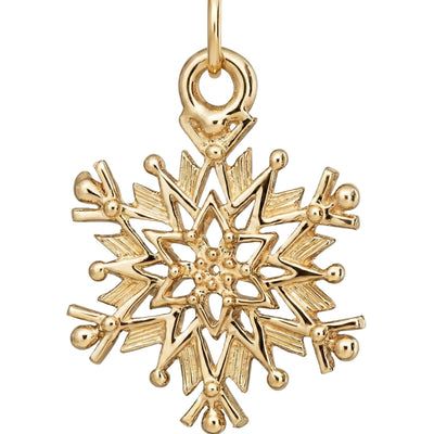 Large Snowflake Charm