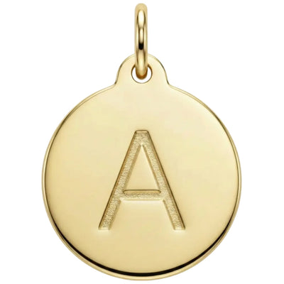 "A" Alphabet Charm