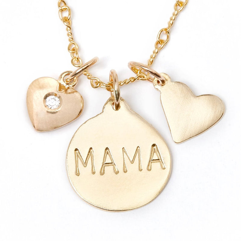 "Mama" Disk Charm Jewelry Helen Ficalora For Necklaces And Bracelets