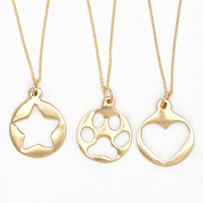 Star Cutout Medium Charm Jewelry Helen Ficalora 14k Yellow Gold
