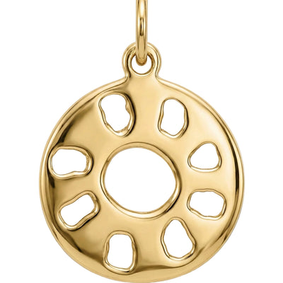 Medium Sun Cutout Charm