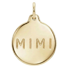 Mimi Necklace | Mimi Pendant | Gold Mimi Charm | Mimi Bracelet