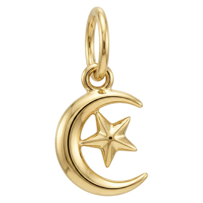Moon And Star Mini Charm