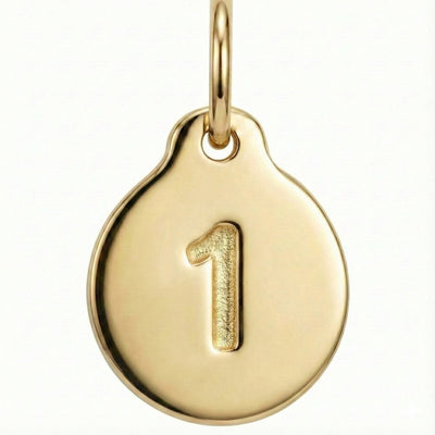 "1" Number Charm
