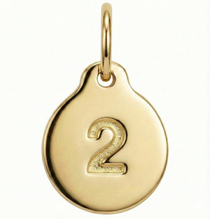 "2" Number Charm