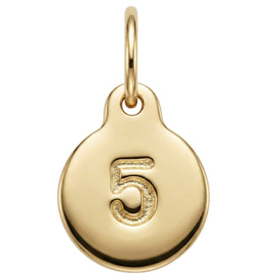 "5" Number Charm