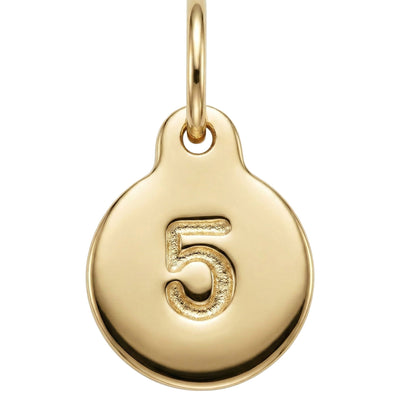 "5" Number Charm