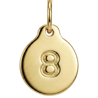 "8" Number Charm
