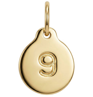 "9" Number Charm