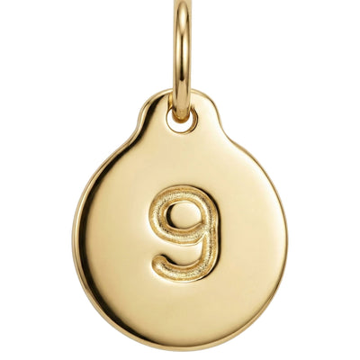 "9" Number Charm