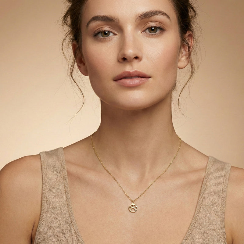 Medium Paw Print Cutout Charm