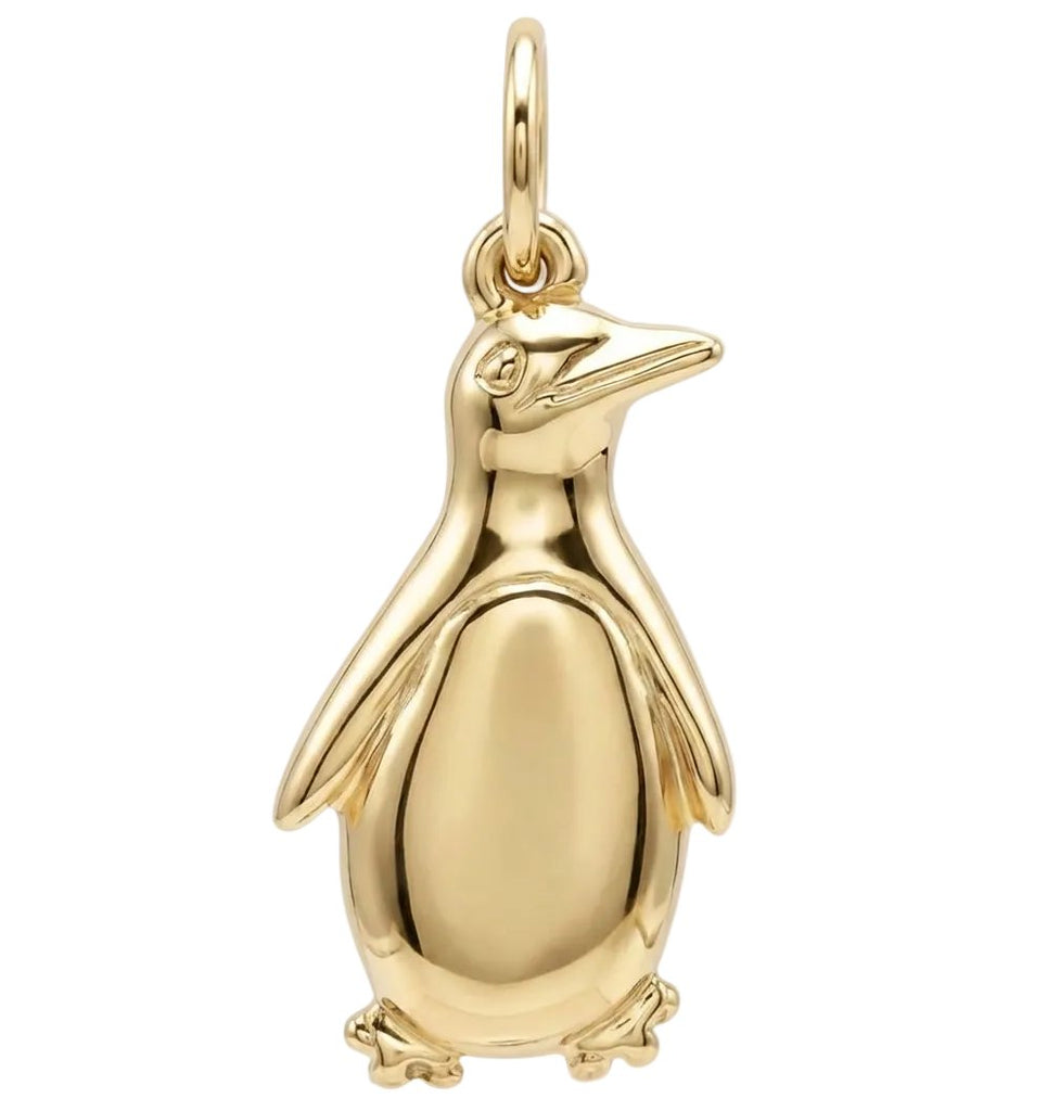 Flat Penguin Mini Charm