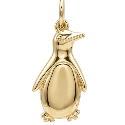 Flat Penguin Mini Charm