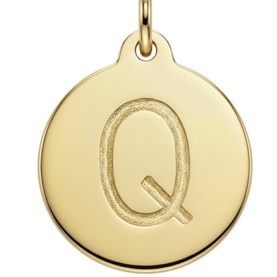 "Q" Alphabet Charm