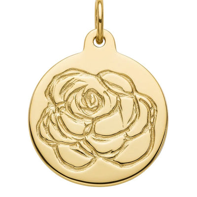 Rose Disk Charm