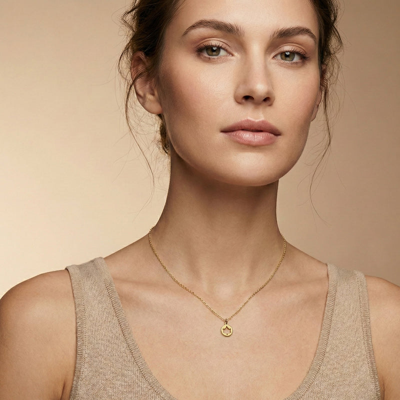 Small Maple Leaf Cutout Charm