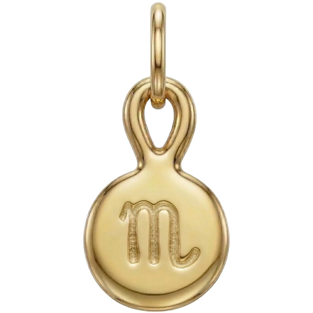 Small Scorpio Zodiac Charm