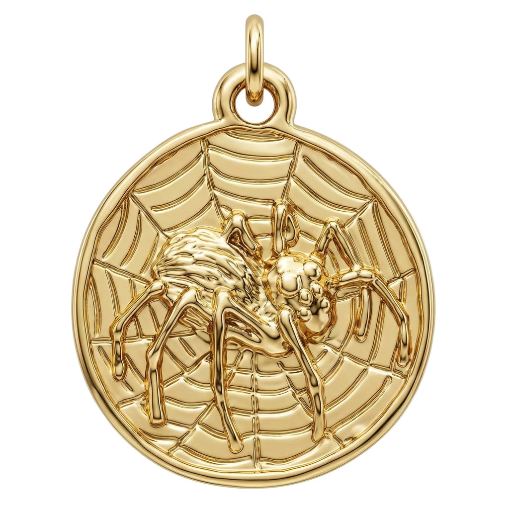 Spider Coin Charm