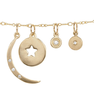 Star Cutout Charm Jewelry Helen Ficalora 14k Yellow Gold
