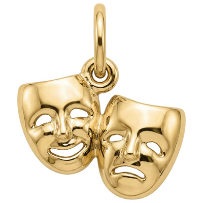Theater Masks Mini Charm
