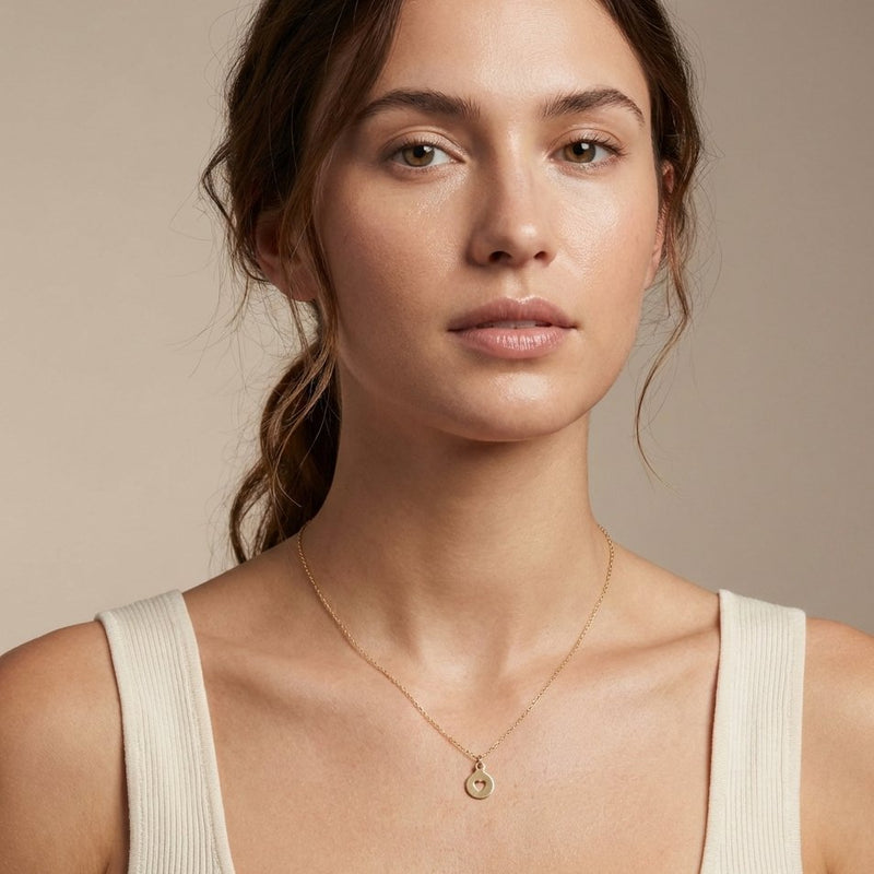 Tiny Heart Cutout Charm