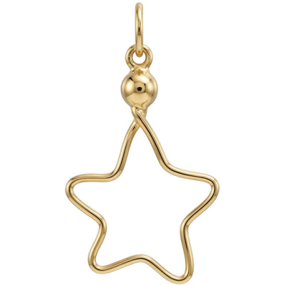 Wire Star Mini Charm