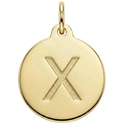 "X" Alphabet Charm