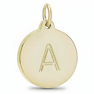 "A" Alphabet Charm