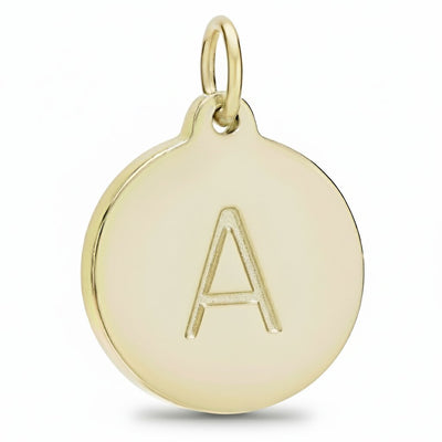 "A" Alphabet Charm