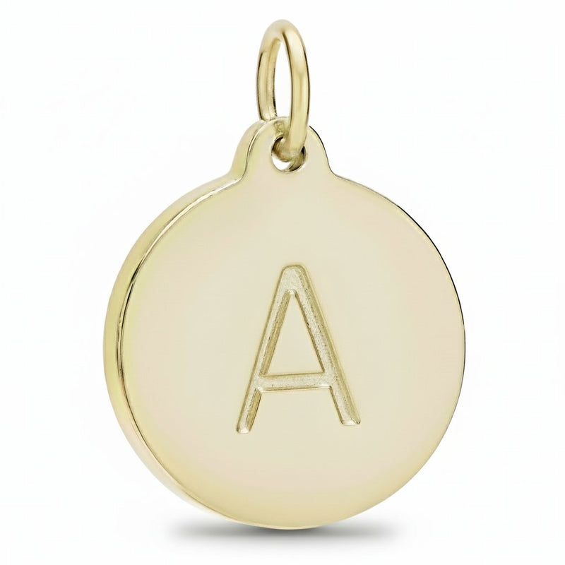 "A" Alphabet Charm