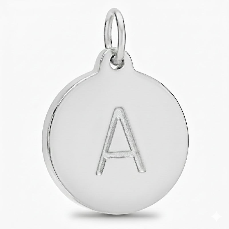 "A" Alphabet Charm