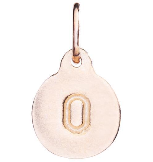 "0" Number Charm Jewelry Helen Ficalora 14k Pink Gold