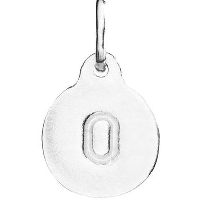 "0" Number Charm Jewelry Helen Ficalora Sterling Silver