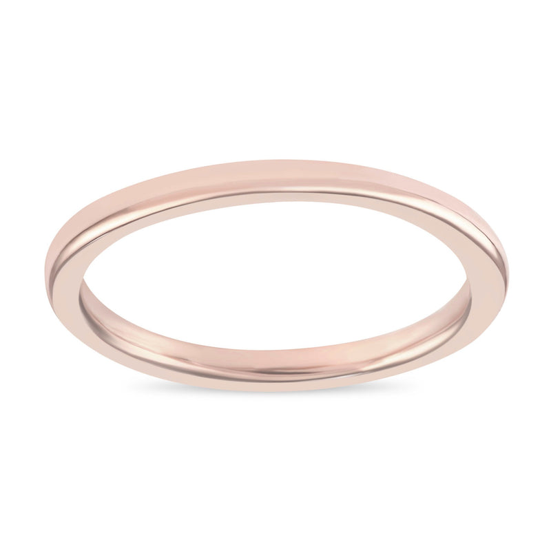 2mm Round Ring Jewelry Helen Ficalora 14k Rose Gold