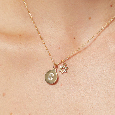 Star of David Mini Charm Jewelry Helen Ficalora 14k Yellow Gold