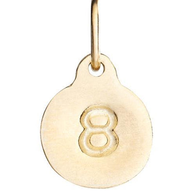 "8" Number Charm Jewelry Helen Ficalora 14k Yellow Gold