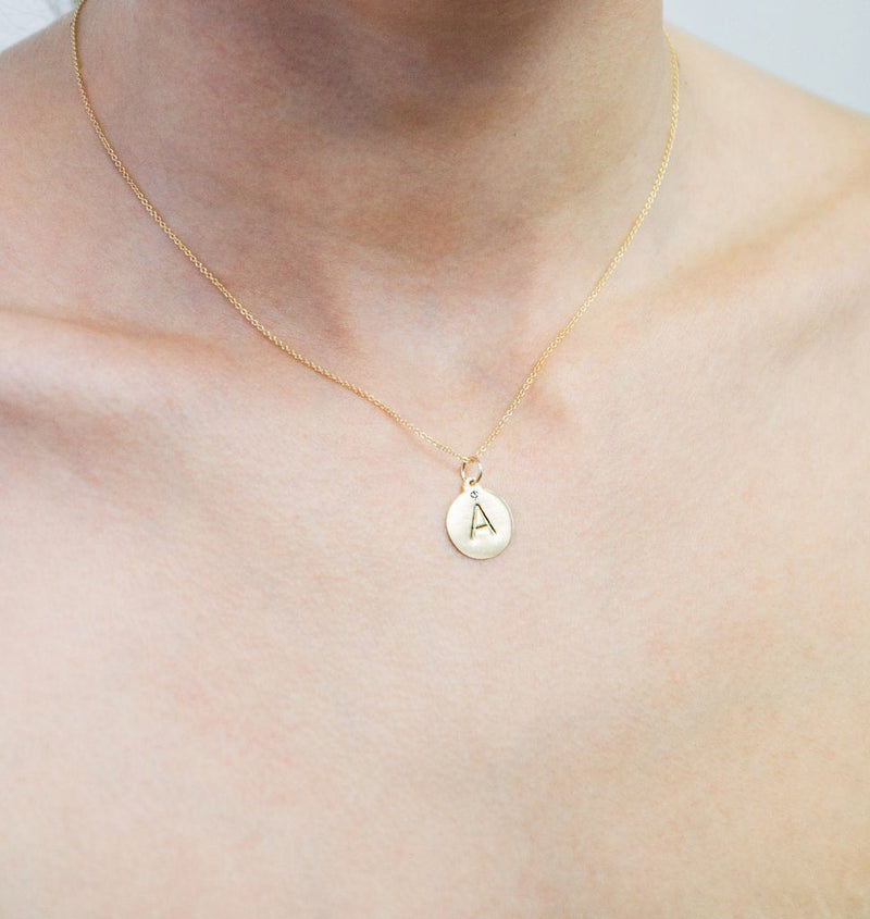 "A" Alphabet Charm 14k Yellow Gold With Diamond Jewelry For Necklaces And Bracelets From Helen Ficalora Every Letter And Initial Available
