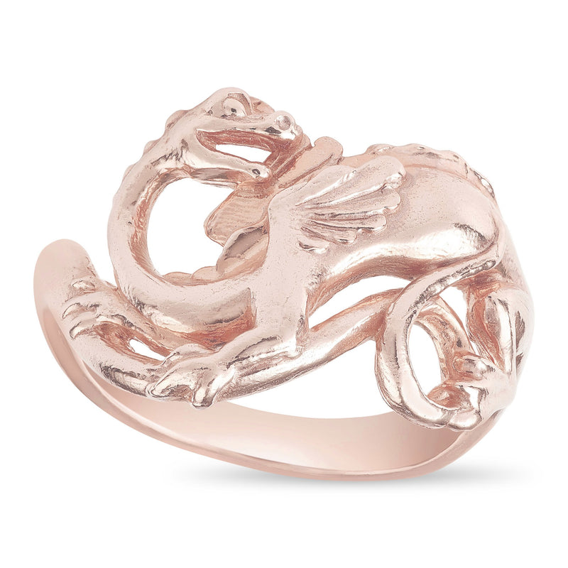 Dragon Ring Jewelry Helen Ficalora 14k Rose Gold