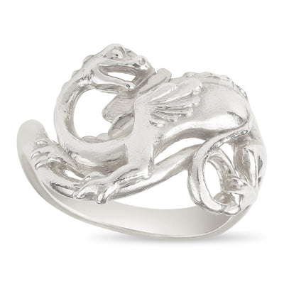 Dragon Ring Jewelry Helen Ficalora 14k White Gold