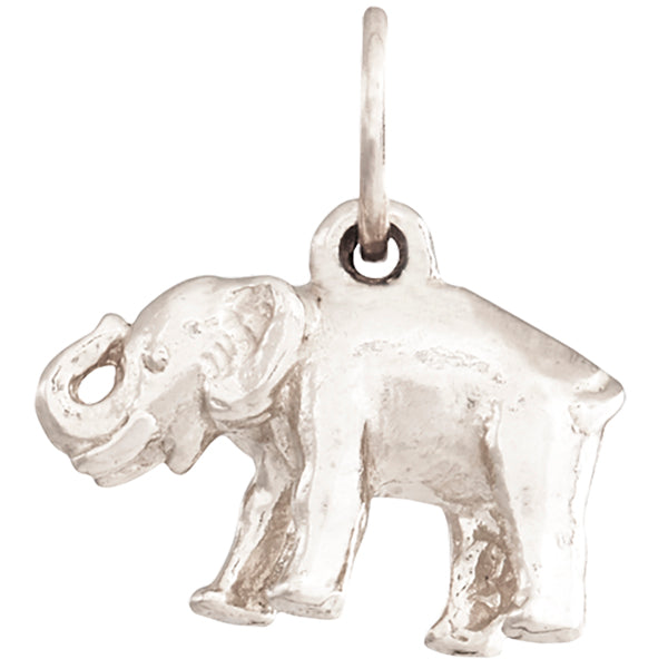 Elephant Mini Charm Jewelry Helen Ficalora 14k White Gold